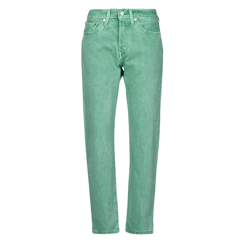 Vêtements Femme Jeans boyfriend Levi's 501® CROP Vert