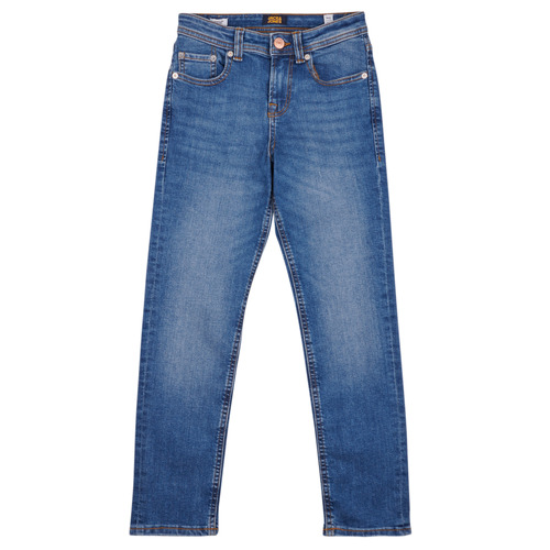 Vêtements Garçon Jeans droit Jack & Jones JJICLARK JJORIG STRETCH SQ 223 NOOS JNR Bleu