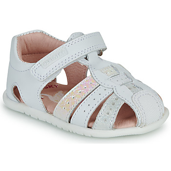 Chaussures Fille Sandales et Nu-pieds Pablosky  Blanc