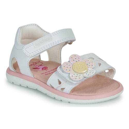 Chaussures Fille Sandales et Nu-pieds Pablosky  Blanc