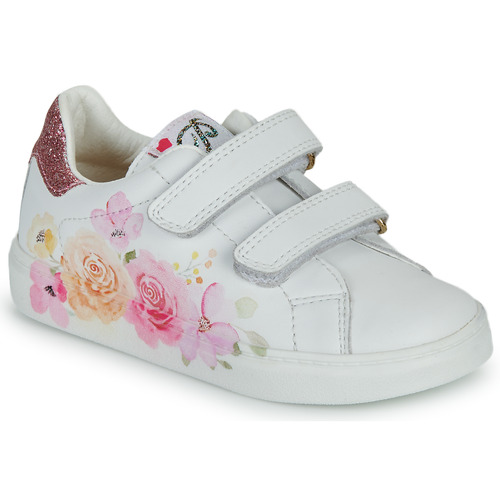 Chaussures Fille Baskets basses Pablosky  Blanc / Rose