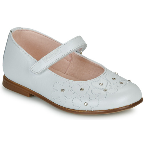 Chaussures Fille Ballerines / babies Pablosky  Blanc