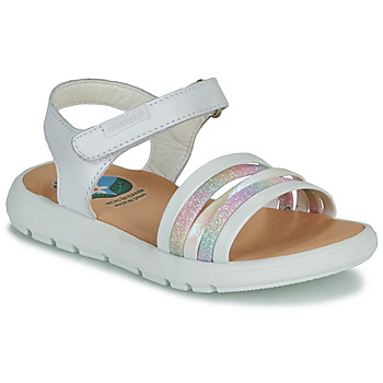 Chaussures Fille Sandales et Nu-pieds Pablosky  Blanc / Multicolore