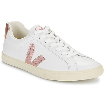 Chaussures Femme Baskets basses Veja ESPLAR LOGO Blanc / Rose