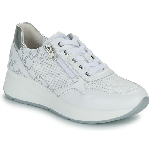 Chaussures Femme Baskets basses NeroGiardini E409840D Blanc / Argenté