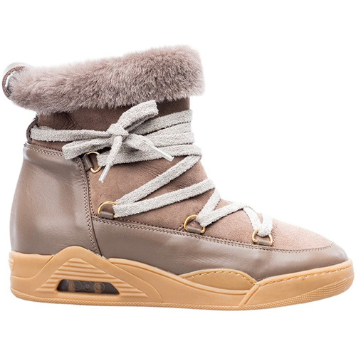 Chaussures Femme Baskets montantes Serafini Bottines oon Tupe Beige