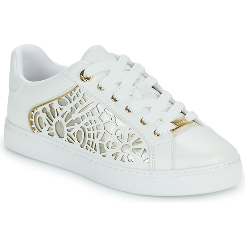 Chaussures Femme Baskets basses Aldo ELGATA Blanc / Doré