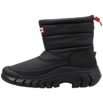 Chaussures Femme Bottes de neige Hunter WOMENS INTREPID SHORT SNOW BOOT Noir