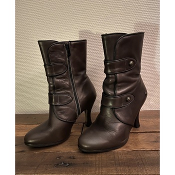 Chaussures Femme Bottines Neosens Bottines cuir gamay S674 Marron