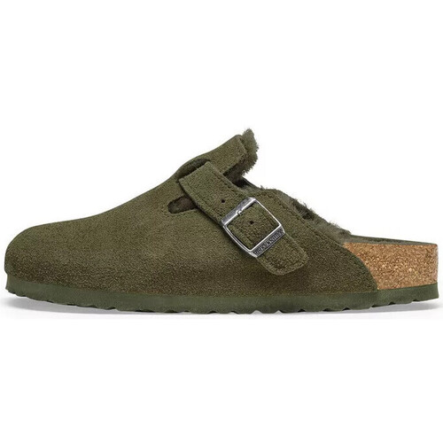 Chaussures Chaussons Birkenstock Chausson  BOSTON VL SHEARLING Vert