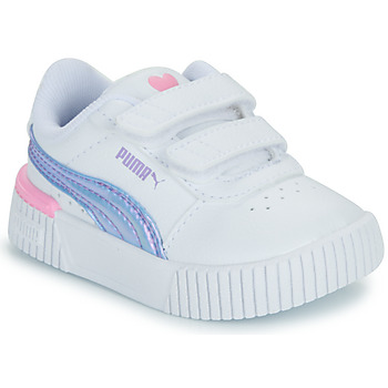 Chaussures Fille Baskets basses Puma Carina 2.0 Bouncy Sky V Inf Blanc / Violet