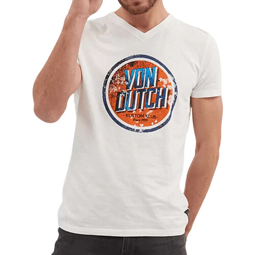 Vêtements Homme T-shirts & Polos Von Dutch VD/TVC/KLUB Blanc