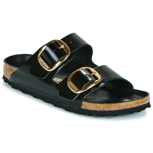 Chaussures Femme Mules Birkenstock Arizona BB LENA High Shine Black HEX Noir