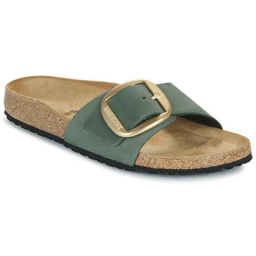 Chaussures Femme Mules Birkenstock Madrid Big Buckle LENB Thyme Kaki