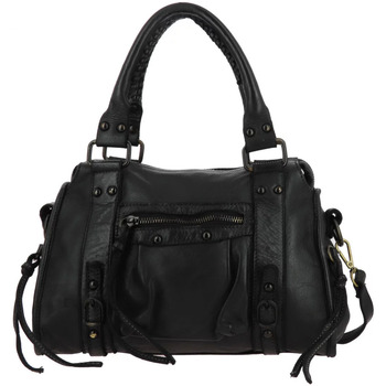 Sacs Femme Sacs Dupond Durand MELLAL sac à main bandoulière vintage en cuir Noir