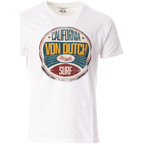 Vêtements Homme T-shirts & Polos Von Dutch VD/TRC/ROUND Blanc