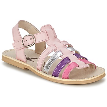 Chaussures Fille Sandales et Nu-pieds Citrouille et Compagnie RAINA Rose / Violet