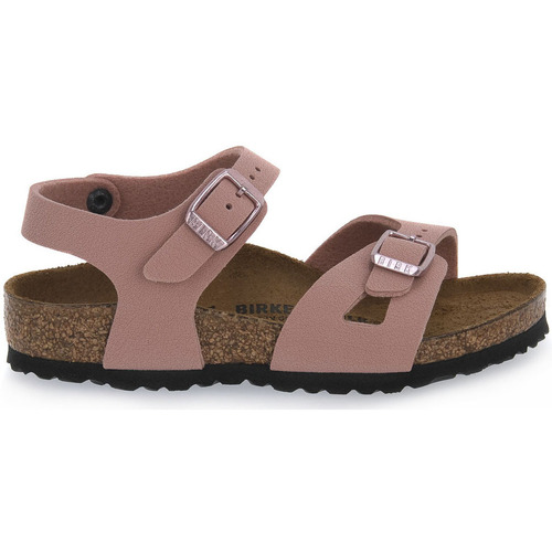 Chaussures Fille Sandales et Nu-pieds Birkenstock RIO KIDS PINK CLAY CALZ S Rose