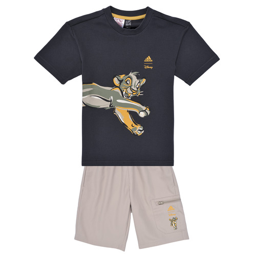 Vêtements Garçon Ensembles de survêtement Adidas Sportswear Disney Lion King Tee Set Marine / Beige