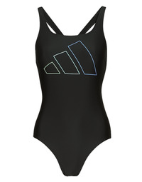 Vêtements Femme Maillots de bain 1 pièce adidas Performance Big Bars X-Back Swimsuit Noir