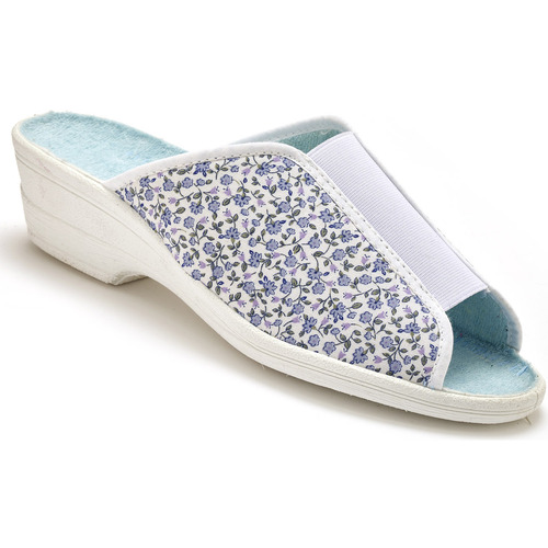 Chaussures Femme Sandales et Nu-pieds Pediconfort Mules intérieur éponge avec élastique Bleu