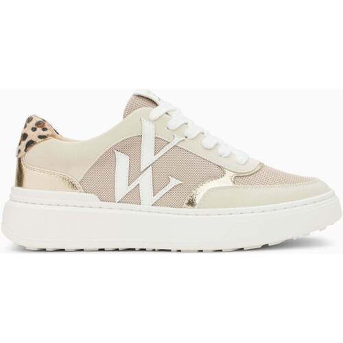 Chaussures Femme Baskets basses Vanessa Wu Baskets monogramme Valentine Beige