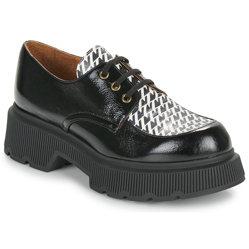 Chaussures Femme Derbies Chie Mihara QAMBA Noir / Blanc