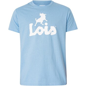 Vêtements Homme T-shirts manches courtes Lois Logo T-Shirt Classique Bleu