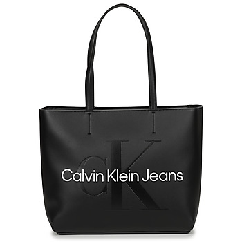 Sacs Femme Cabas / Sacs shopping Calvin Klein Jeans CKJ SCULPTED NEW SHOPPER 29 Noir