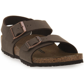 Chaussures Garçon Sandales et Nu-pieds Birkenstock NEW YORK MOCHA CALZ S Marron