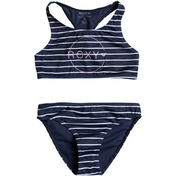 Vêtements Fille Maillots de bain séparables Roxy Bico Basic Stripe Bleu