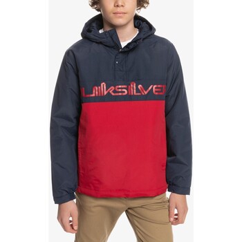 Vêtements Garçon Doudounes Quiksilver - Coupe-vent junior - rouge et marine Rouge