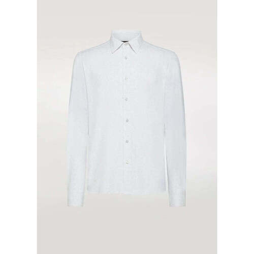 Vêtements Homme Chemises manches longues Rrd - Roberto Ricci Designs Chemise à micro motifs  blanche Blanc