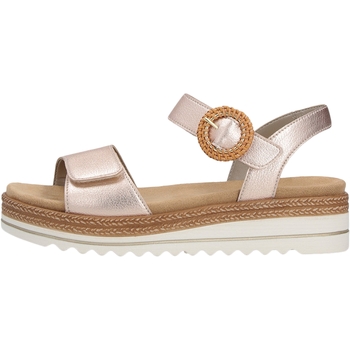 Chaussures Femme Sandales et Nu-pieds Remonte Sandales Cuir Rose