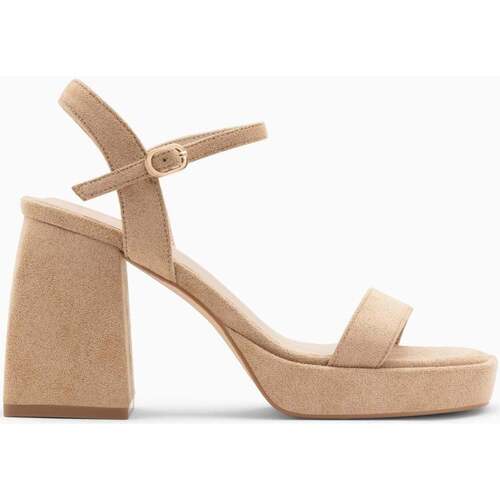 Chaussures Femme Sandales et Nu-pieds Vanessa Wu Sandales plateformes Martha Beige