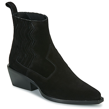 Chaussures Femme Boots Freelance CALAMITY ZIGZAG Noir