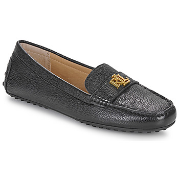 Chaussures Femme Mocassins Lauren Ralph Lauren BARNSBURY-FLATS-DRIVER Noir