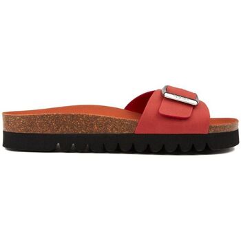 Chaussures Femme Claquettes V.gan Vegan Cherry Ii Footbed Des Sandales Orange