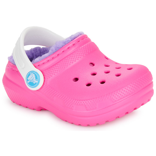 Chaussures Enfant Sabots Crocs Classic Lined Clog T Rose / Violet