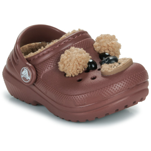 Chaussures Enfant Sabots Crocs Classic Lined IAM BrownBearCgT Marron