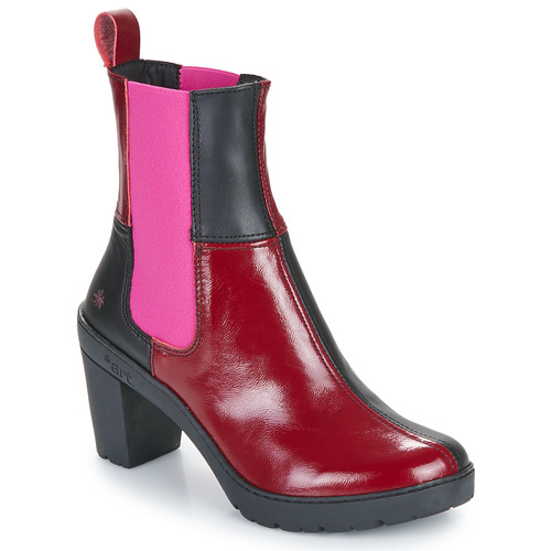 Chaussures Femme Bottines Art TRAVEL Bordeaux / Noir