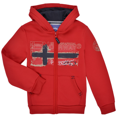 Vêtements Garçon Sweats Geographical Norway GAYTO Rouge