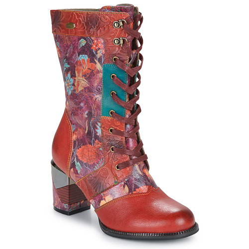 Chaussures Femme Bottes ville Laura Vita  Rouge / Fleurie