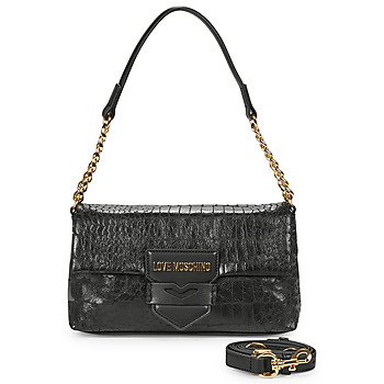 Sacs Femme Sacs porté épaule Love Moschino SUPER SOFT CROCO JC4285PP0 Noir