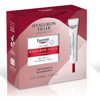 Beauté Femme Anti-Age & Anti-rides Eucerin Hyaluron Filler + Volume-lift Jour Peau Mixte Normale Lot 2 Pcs 