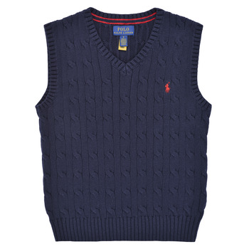 Vêtements Enfant Pulls Polo Ralph Lauren VEST-TOPS-SWEATER Marine