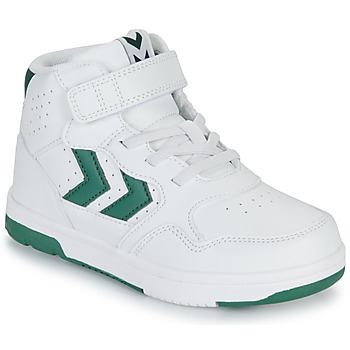 Chaussures Enfant Baskets montantes hummel CAMDEN HIGH JR Blanc / Vert