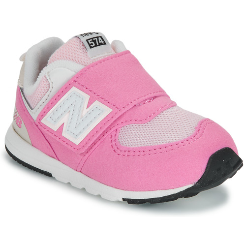 Chaussures Fille Baskets basses New Balance 574 Rose