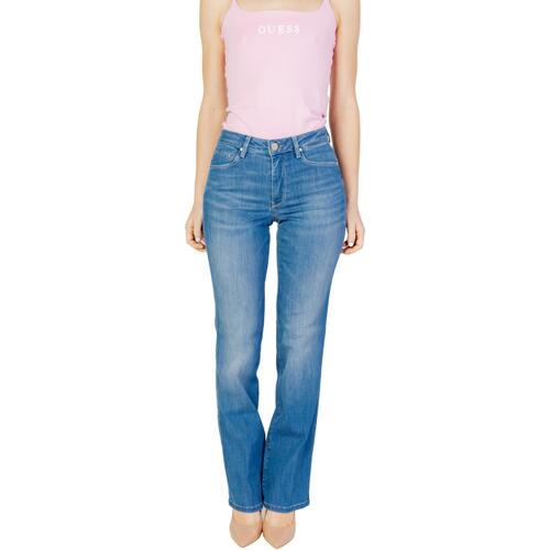 Vêtements Femme Jeans droit Guess SEXY STRAIGHT W4GA15 D5B42 Bleu