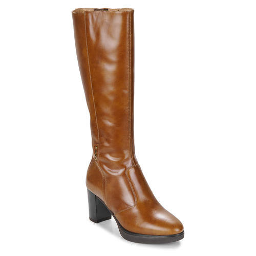 Chaussures Femme Bottes ville NeroGiardini  Cognac